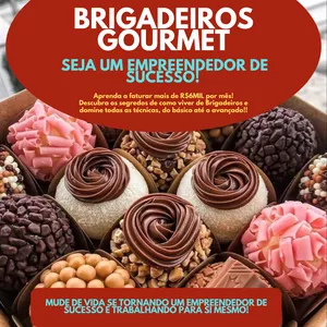 Imagem de capa para o Ebook Brigadeiros Gourmet - Seja um empreendedor de sucesso!