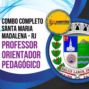 Imagem de capa para o Ebook 📘 COMBO COMPLETO – CONCURSO SANTA MARIA MADALENA/RJ PROFESSOR ORIENTADOR PEDAGÓGICO 🎓✨