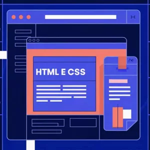 Imagem de capa para o Curso online html e css