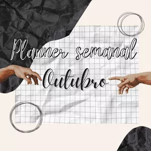 Imagem de capa para o Ebook Planner semanal Van Gogh - Outubro