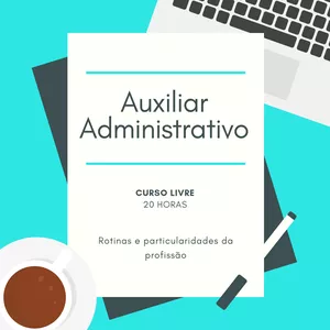 Imagem de capa para o Ebook Curso Prático: Auxiliar Administrativo