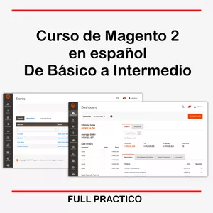 Imagen de portada para Curso online Magento 2 en español - De Básico a Intermedio