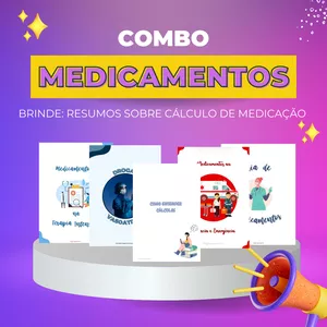 Imagem de capa para o Ebook Combo Medicamentos + brinde