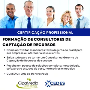 Imagem de capa para o Curso online Formação de Consultores de Captação de Recursos