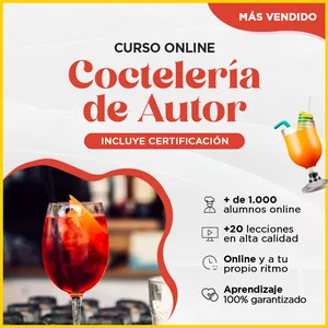 Curso Coctelería de Autor Online