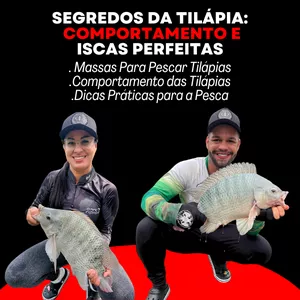Imagem de capa para o Ebook Segredos da Tilápia:  Comportamento e Iscas Perfeitas