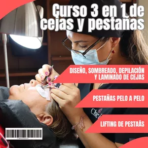 Imagen de portada para Curso online Curso 3 en 1 de Cejas y Pestañas