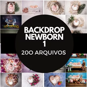 Imagem de capa para o Ebook Pack 1 - Backdrop Newborn 