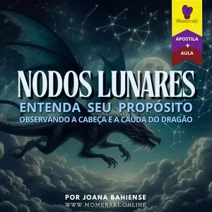 Imagem de capa para o Curso online Workshop - Nodos Lunares (Cabeça e Cauda do Dragão)