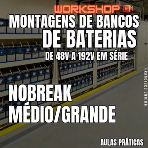 Imagem de capa para o Curso online Preventiva em Nobreak Grande Porte com Troca de Bateria