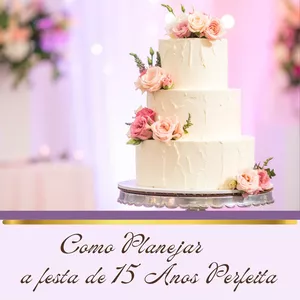Imagem de capa para o Ebook O Guia do Sonho: Como Planejar a Festa de 15 anos Perfeita