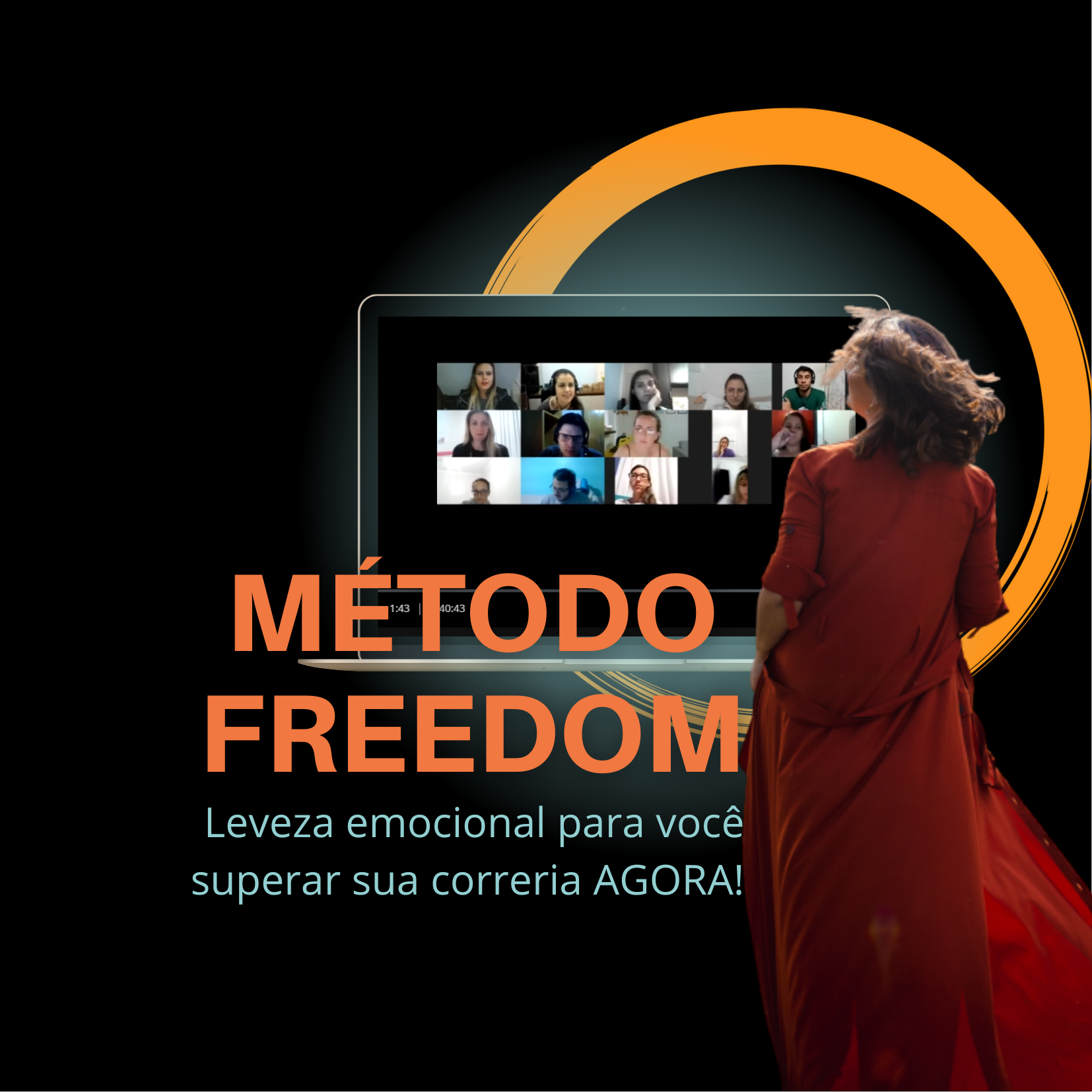 Imagem do curso MÉTODO FREEDOM: LEVEZA emocional para você superar sua correria AGORA