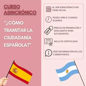 Imagen de portada para Curso online COMO TRAMITAR LA CIUDADANIA ESPAÑOLA