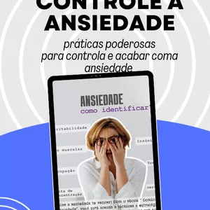 Imagem de capa para o Ebook Vença a ansiedade 