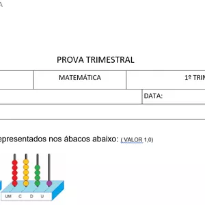 Imagem de capa para o Curso online Provas trimestrais- 4º ano 