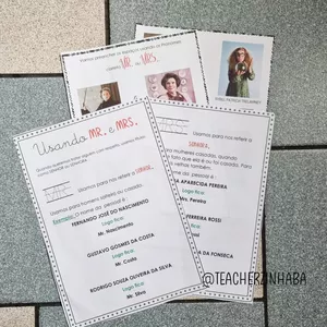 Imagem de capa para o Ebook Texto e Atividade  Mr. e Mrs. Harry Potter