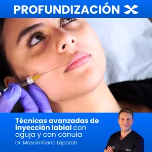 Imagen de portada para Curso online Técnicas avanzadas de inyección labial con aguja y con cánula