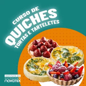 Imagem de capa para o Curso online Quiches, Tortas e Tarteletes