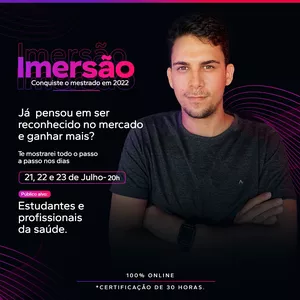 Imagem de capa para o Curso online Imersão Conquiste o Mestrado em 2022 