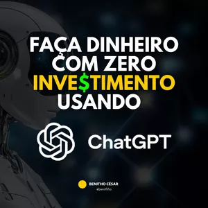 Imagem do curso Faça Dinheiro Hoje com a Inteligência Artificial investindo zero e sem sair de casa. 