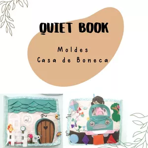 Imagem de capa para o Ebook Moldes Casa de Bonecas Quiet Book