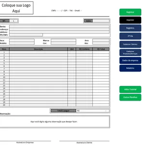 Imagem de capa para o Ebook Planilha Orçamento Oficina Mecânica
