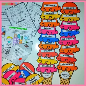 Imagem de capa para o Ebook SORVETERIA- SUBSTANTIVOS PRÓPRIOS E COMUNS 