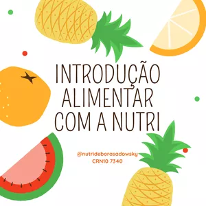 Imagem de capa para o Ebook Introdução Alimentar com a Nutri