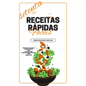 Imagem de capa para o Ebook 70 resseitas rapidas