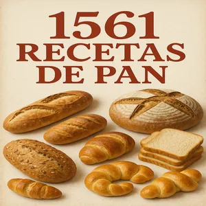 Imagen de portada para Ebook 1561 Recetas de Pan