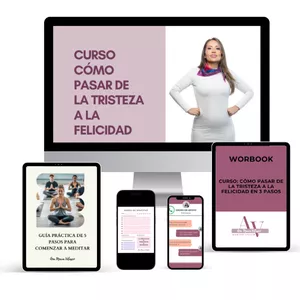 Imagen de portada para Curso online De la tristeza a la Felicidad en 3 simples pasos