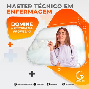 Imagem de capa para o Curso online Master Técnico em Enfermagem - Domine a Técnica da Profissão