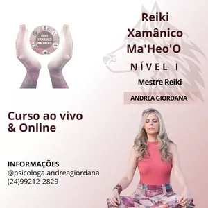Imagem de capa para o Curso online Reiki Maheo'o Xamânico Nível I