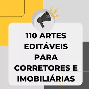Curso 110 Artes Editáveis para Imóveis 