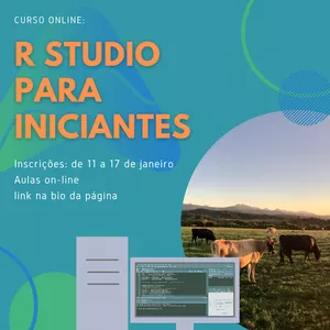 Imagem de capa para o Curso online RStudio para iniciantes