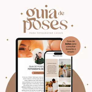 Imagem de capa para o Ebook Guia de Poses para Fotografia de Casais