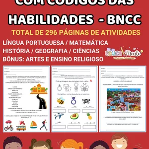 KIT BNCC 1° ANO FUNDAMENTAL por EDUCA MENTE MATERIAIS PEDAGÓGICOS