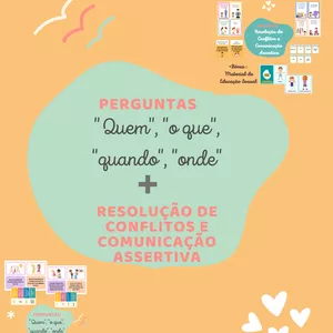 Imagem de capa para o Ebook Recurso Perguntas Direcionadas + Recurso Resolução de Conflitos