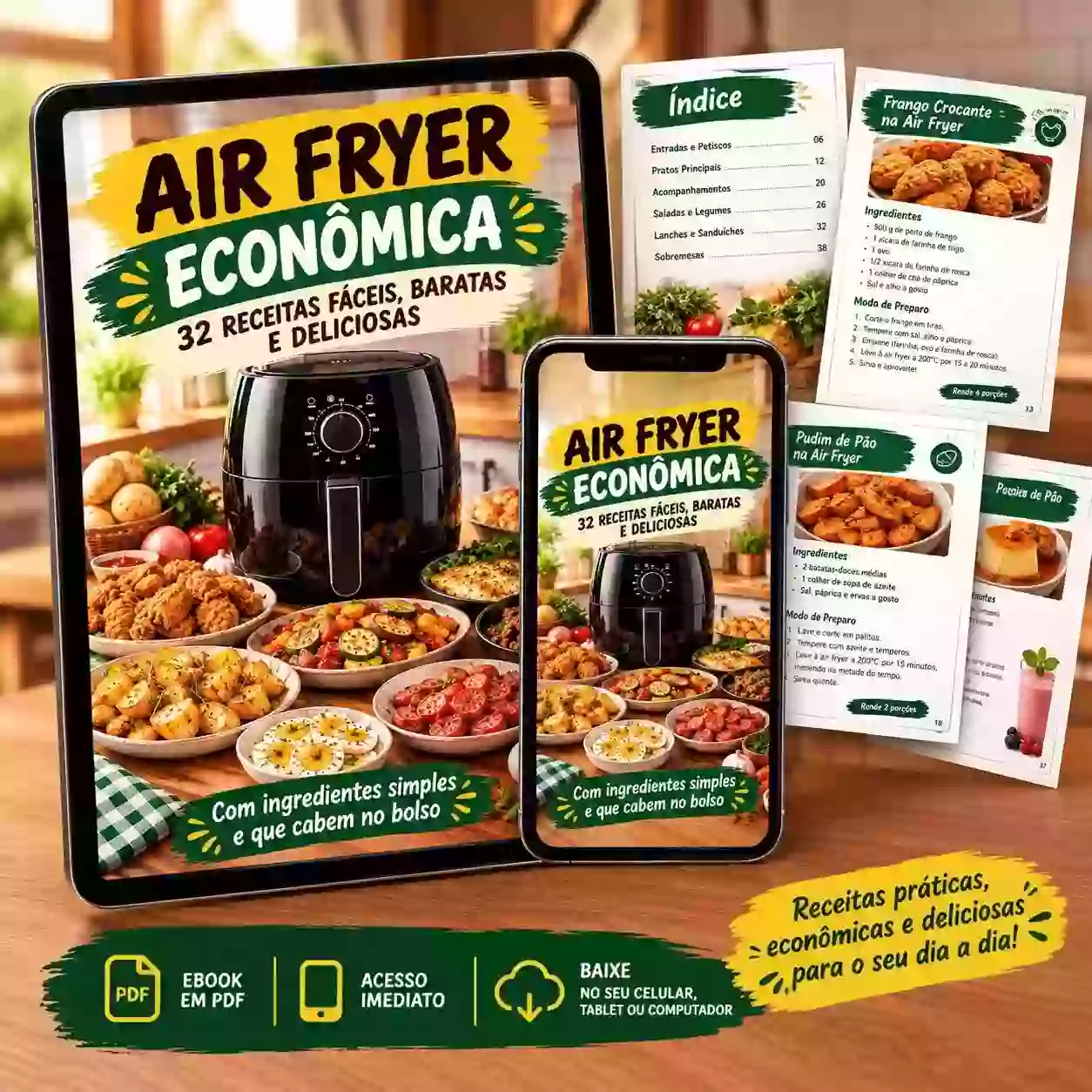 Receitas na Air Fryer