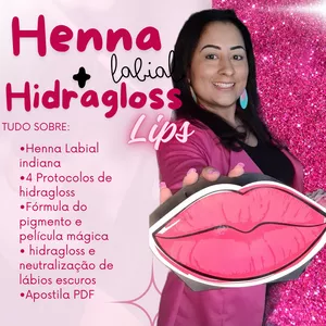 Imagem do curso HENNA LABIAL + HIDRAGLOSS LIPS 