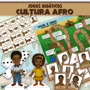 Curso KIT Jogos em PDF da CULTURA AFRO I