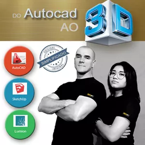 Imagem de Do AutoCAD ao 3D criado por 3DF - Maquetes Eletrônicas   na hotmart