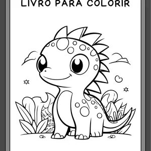 Imagem de capa para o Ebook ✨ Livro Infantil para Colorir, Diversão e Aprendizado em Cada Página! ✨
