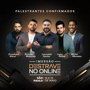 Imagem de capa para o Evento presencial Imersão Presencial - Destrave no Online