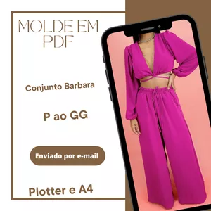 Imagem de capa para o Ebook Molde Conjunto Barbara 