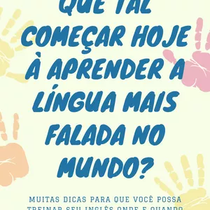 Imagem de capa para o Ebook INGLÊS' Aprenda a falar inglês rapido e em qualquer lugar !
