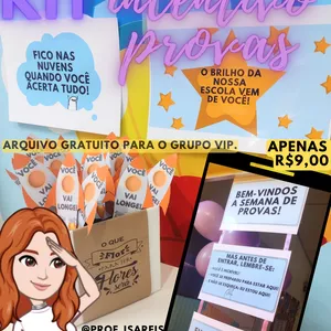 Imagem de capa para o Ebook KIT INCENTIVO PROVAS