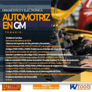 Imagen de portada para Curso online Electrónica Automotriz en GM