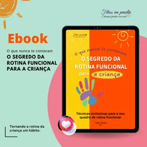 Imagem de capa para o Ebook O Segredo da Rotina Funcional para a Criança