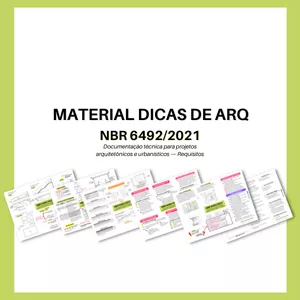 Imagem de capa para o Ebook Mapa-resumo Dicas de Arq NBR 6492/2021